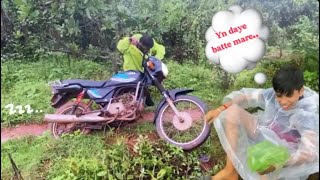 Evening trails with DORA💫🥳Munna boorye 😝🤣😂hero offroad viralvideo splendor [upl. by Peony]