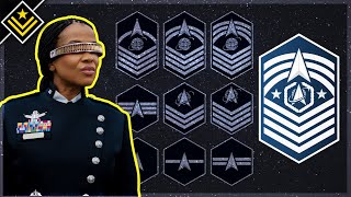 NEW US Space Force Ranks Design amp Origins [upl. by Eduam]