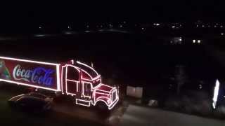 Coca Cola Truck Aerial Video [upl. by Euqinot]