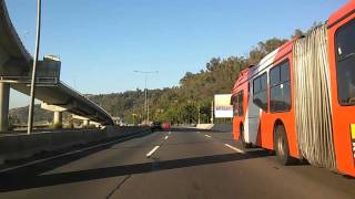 A bordo en Bus Transantiago Volvo B9 Los TrapensesCostanera Norte [upl. by Berrie517]