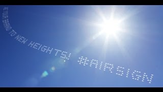 Digital Skywriting The Ultimate Social Media Supercharger [upl. by Libys]