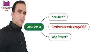 Nextjs NextAuth Credentials using MongoDB  Next Auth App Router 52  Dr Vipin Classes [upl. by Savadove]