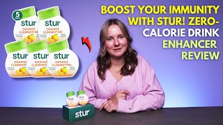 Boost Your Immunity with Stur Zero Calorie Drink Enhancer [upl. by Ahseenal]