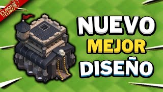 Diseño INCREÍBLE para Aldea AYUNTAMIENTO Nivel 9 en 2024 ✅ Clash of Clans  TH9 🚀 [upl. by Shaffert]