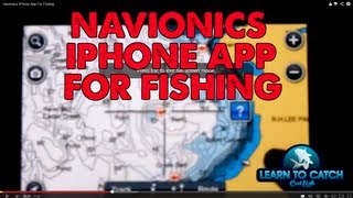 Navionics iPhone App For Fishing [upl. by Ybbed878]