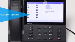 6940 Phone Transferring a Call To Voicemail [upl. by Wiebmer]