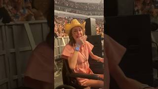 Critically ill woman has dream come true at Zach Bryan concert 🥹 [upl. by Anauj561]