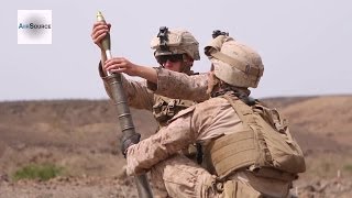 US Marines M224 60mm Lightweight Mortar Live Fire Exercise [upl. by Norred353]