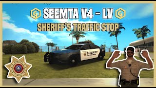 SeeMTA V4 Las Venturas  Sheriffs Traffic Stop🤠 [upl. by Eirrac869]