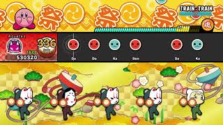 Taiko No Tatsujin  TRAIN TRAIN  Oni  Full Combo [upl. by Osman]