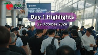 FHA HoReCa 2024  DAY 1 Highlights [upl. by Alfi69]