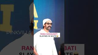 Rana Daggubati in all WHITE 🤍 ranadaggubati trending ytshorts shorts bollywood pinkvilla [upl. by Hesther]