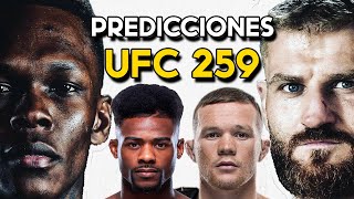 PREDICCIONES y ANALISIS Israel Adesanya vs Jan Blachowicz  Petr Yan vs Aljamain Sterling  UFC 259 [upl. by Gorton]