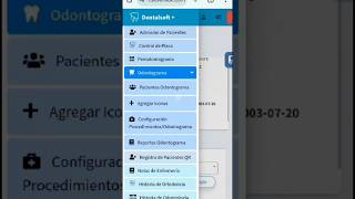 🦷Qué te parece este módulo de odontograma🙂‍↔️softwareodontologico odontogramadigital odontologia [upl. by Anaugal]