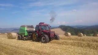 Fiatagri 10090 Turbo baling straw SOUND [upl. by Erine402]