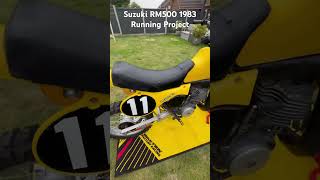 Suzuki RM500 83 Running Project for sale [upl. by Siddon530]