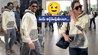 Rashmika Mandanna and Vijay Deverakonda Wore Same Hoodie  Something Is Happening 😉❤ [upl. by Ettesoj]