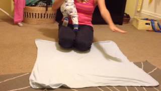 Best swaddle method ever [upl. by Aramois]