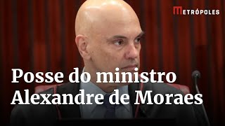 AO VIVO ministro Alexandre de Moraes toma posse como presidente do TSE [upl. by Anerat]