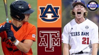 Auburn vs 4 Texas AampM Highlights Game 3  2024 College Baseball Highlights [upl. by Rolandson197]