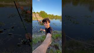 Catching Small Peacock Bass En Español 😆 fishing florida viralvideo shorts [upl. by Awram517]