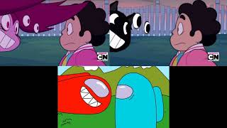 Other Friends  Steven Universe the Movie Original vs Cartoon Cat vs Among Us [upl. by Nugesulo]