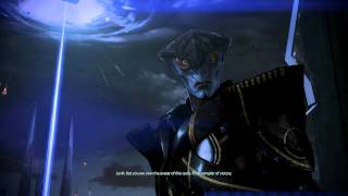 Mass Effect 3 Endgame goodbyes Javik version 1 suicide plans From Ashes DLC [upl. by Inerney]