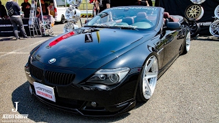 HDAME FORGED LINE BMW 645Ci Convertible 645Ciコンバーチブルカスタム  スーパーカーニバル2017・お台場 [upl. by Duck]