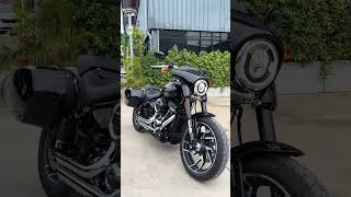 Harley Fat Bob shorts motorcycle automobile [upl. by Esmaria561]