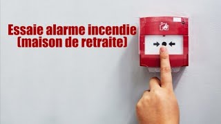 Test Alarme incendie maison de retraite🔊 [upl. by Oisangi]