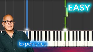 Ludovico Einaudi  Experience EASY Piano Tutorial [upl. by Turner]