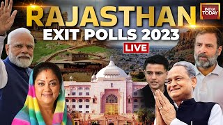 Rajasthan Exit Poll 2023 LIVE  Opinion Poll Updates On Rajasthan Elections  India Today Exit Poll [upl. by Cthrine489]