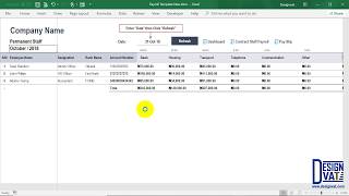 Nigerian PAYE Calculator Payroll Excel Spreadsheet  Part 2 [upl. by Elbam987]