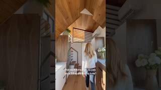 Packing storage into a 350 sq ft tiny home tinyhomedesign [upl. by Yalahs754]