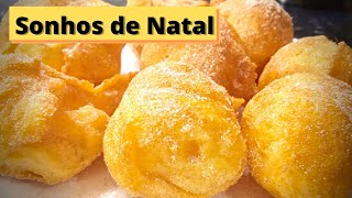 Sonhos de Natal Super Fofos  Receita Portuguesa [upl. by Steinke959]