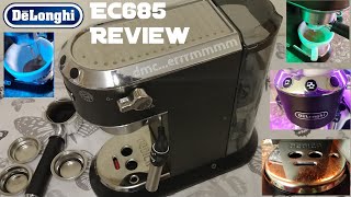 Delonghi Dedica EC685 Espresso Machine Review [upl. by Nawotna628]