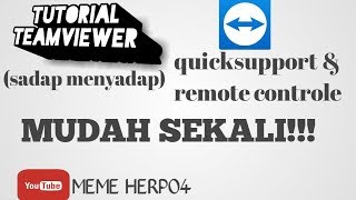 TUTORIAL teamviewer atau aplikasi sadap menyadap [upl. by Notxam]