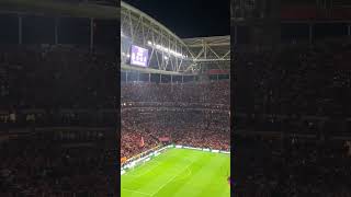 GalatasarayBeşiktaş derbisi öncesi Rams Park’ta ışık şov galatasaray beşiktaş derbi [upl. by Kathi190]