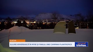 Slujire arhierească în Myre și finalul unei campanii filantropice [upl. by Johannes]