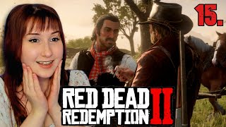 Were leaving Horseshoe Overlook Robbery w Micah  First time playing Red Dead Redemption 2  15 [upl. by Ahsemit270]