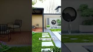 The villa yard has not been decorated yet Take a look at our cases Villa garden garden design [upl. by Kliman]