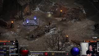 Diablo 2  FINISHING 2 Handed CHARGE PALADIN llamarpg [upl. by Georgie]