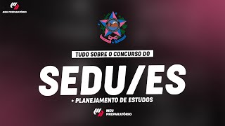 CONCURSO SEDUES  PLANEJAMENTO DE ESTUDOS [upl. by Assenab]