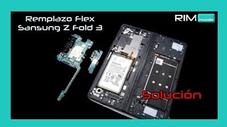 Remplazo cable FLEX BISAGRA Samsung Z Fold 3 🚨 SOLUCIÓN 🚨 Fallo táctil  Pantalla  Wifi  Sonido [upl. by Ybur228]