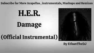 HER  Damage Official Instrumental [upl. by Kuhn]