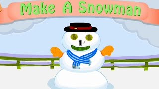 Starfalls ABCs  starfallcom  Make A Snowman  Cartoon Art Making  Coloring amp painting making [upl. by Annasoh]