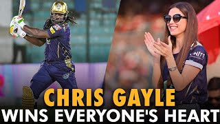 Chris Gayle Wins Everyones Heart  HBLPSL  MG2T [upl. by Kornher]