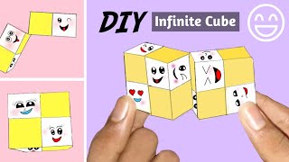 How To Make A Infinite Cube  Easy Tutorial For Beginners  Diy  Fidget Toy [upl. by Ynnad62]