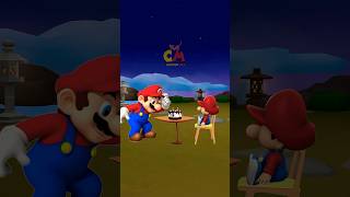 Mario Cake Snatching 😱🤣Animation meme shorts animation memes mario [upl. by Nerual]