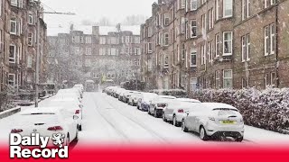 Scotland to face snow bomb as weather maps predict 29 inch flurries [upl. by Kim]